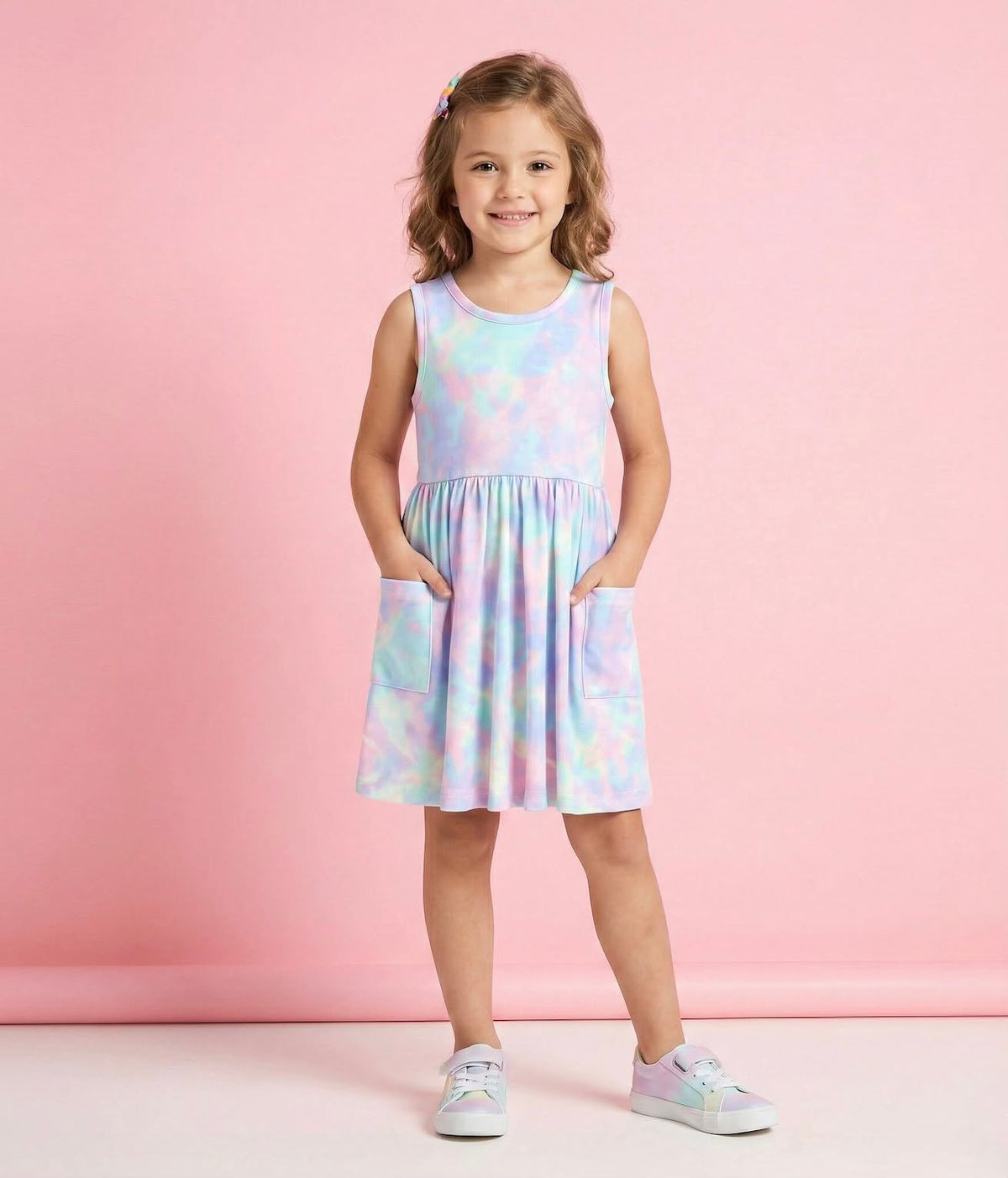 Cotton Candy Swirl Dress